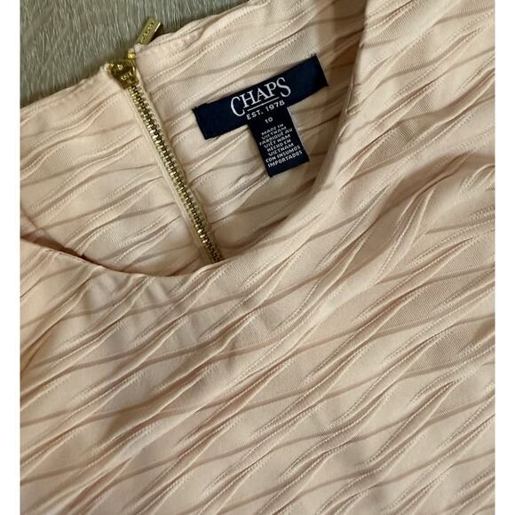 Nwt Women’s Chaps Drew Blush Color Dress - Picture 2 of 5